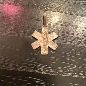 UNISEX Star of Life Necklace white gold